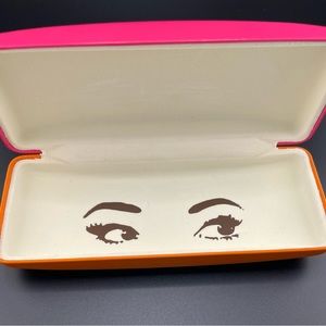 Kate Spade Hard Glasses Case pink & orange